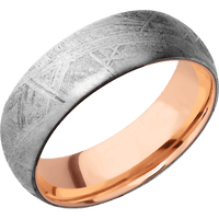 Meteorite + None Finish + 10K Rose Gold