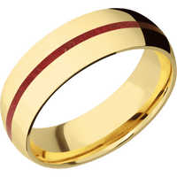 14K Yellow Gold + Polish Finish