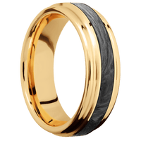 14K Yellow Gold + Polish , Polish Finish