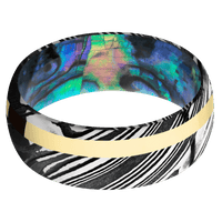 Woodgrain + Acid Finish + Abalone