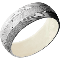 Damascus + Polish Finish + Freshwater Mother of Pearl