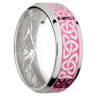 18K White Gold + Polish , Polish Finish + 14K White Gold