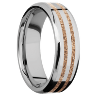 14K White Gold + Polish , Polish Finish