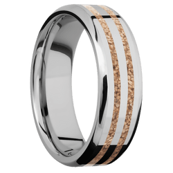 14K White Gold + Polish , Polish Finish