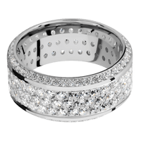 14K White Gold + Polish , Polish Finish