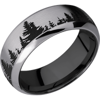 Tantalum + Satin , Polish Finish + Zirconium