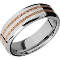 14K White Gold + Polish , Polish Finish