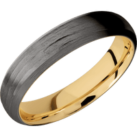 Tantalum Noir + Treebarkh , Satin Finish + 10K Yellow Gold