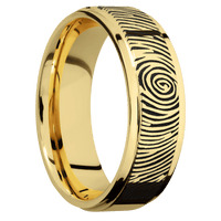 10K Yellow Gold + Polish , Polish Finish