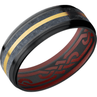 Zirconium + Satin , Satin Finish + Crimson