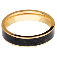 14K Yellow Gold + Polish Finish