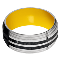 Cobalt Chrome + Polish , Satin Finish + Corvette Yellow (Gloss)