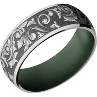 Titanium + Polish Finish + Highland Green