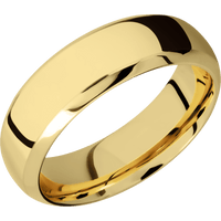14K Yellow Gold + Polish , Polish Finish