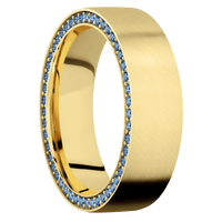 14K Yellow Gold + Anglesatin Finish