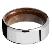 Palladium Silver + Polish , Polish Finish + Koa