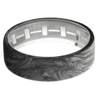 Forged Carbon Fiber + None Finish + 18K White Gold
