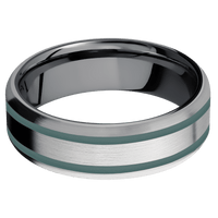 Palladium Silver + Satin , Satin Finish + Tantalum