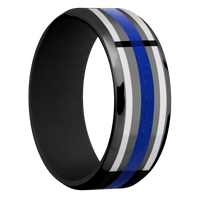 Zirconium + Polish , Polish Finish + Black