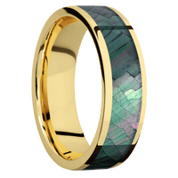 10K Yellow Gold + Polish Finish