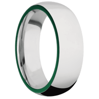 10K White Gold + Polish Finish