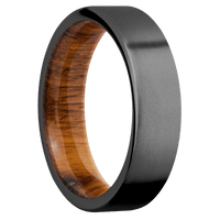 Zirconium + Bead Finish + Desert Iron Wood