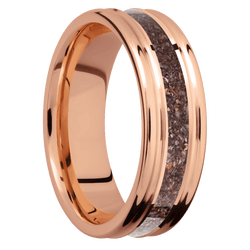 14K Rose Gold + Polish , Polish Finish