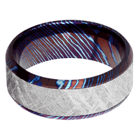 Titanium Damascus + Polish , Polish Finish