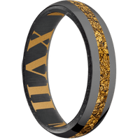 Zirconium + Polish Finish + Gold