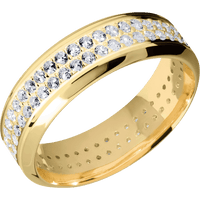 14K Yellow Gold + Polish , Polish Finish
