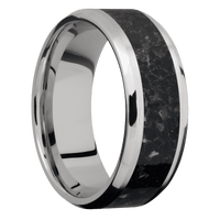 14K White Gold + Satin , Polish Finish