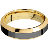 14K Yellow Gold + Polish , Polish Finish