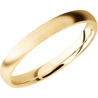 10K Yellow Gold + Satin Finish