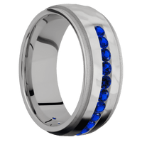 Titanium + Rockpolish , Bead Finish