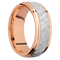 14K Rose Gold + Polish , Polish Finish