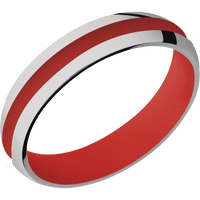 Titanium + Polish Finish + USMC Red