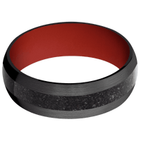 Zirconium + Satin Finish + Red Apple