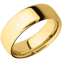 18K Yellow Gold + Polish Finish