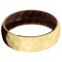 10K Yellow Gold + Rockpolish Finish + Sequoia