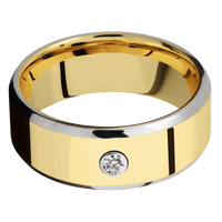 14K Yellow Gold + Polish , Polish Finish