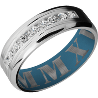 Cobalt Chrome + Treebark3 , Polish Finish + Royal Blue