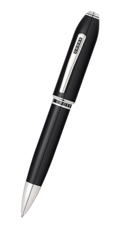 Peerless™ Obsidian Black Lacquer with Platinum Plated Appointments Ballpoint Pen