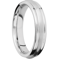 Palladium Silver + Satin , Polish Finish
