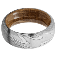 Damascus + Polish Finish + Whiskey Barrel