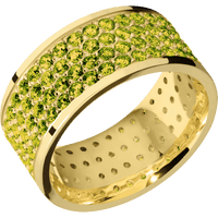 18K Yellow Gold + Polish Finish