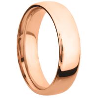 18K Rose Gold + Polish Finish