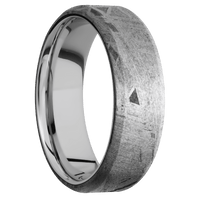 Meteorite + None Finish + 10K White Gold