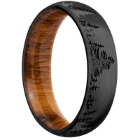 Zirconium + Satin Finish + Desert Iron Wood