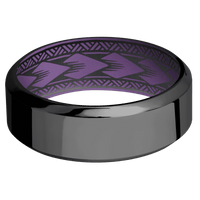 Zirconium + Polish , Polish Finish + Wild Purple