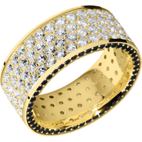 18K Yellow Gold + Polish Finish